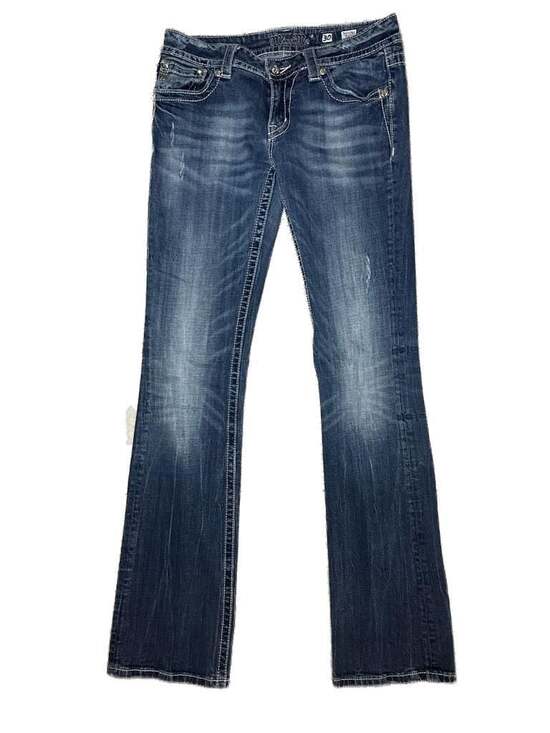 Miss Me Denim - Miss Me Boot Cut Peace Love Floral Embroidered Jeans JP5727B5 Size 30